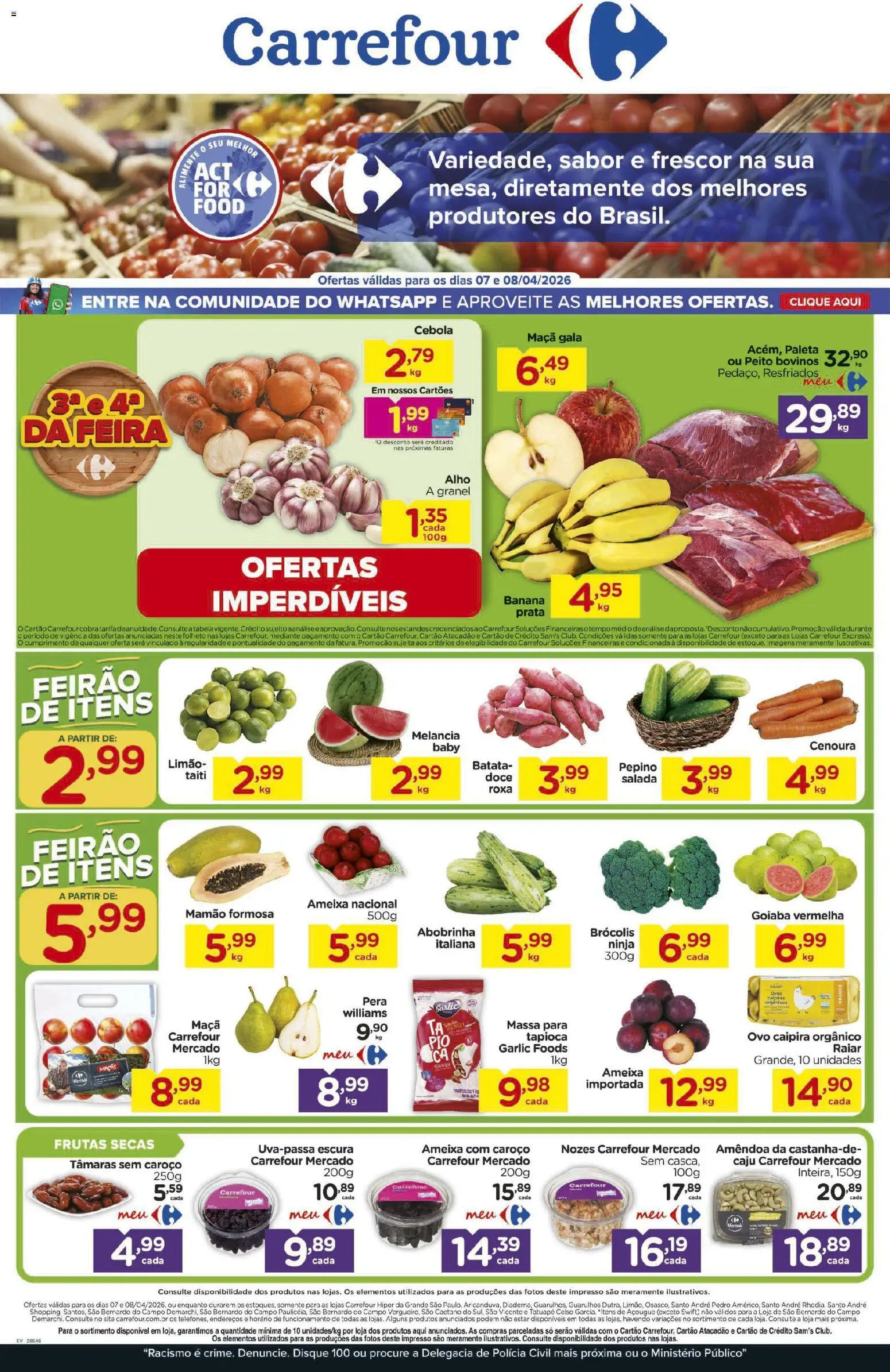 Carrefour ofertas Feira - página 1- válido a partir de 07/04/2026
