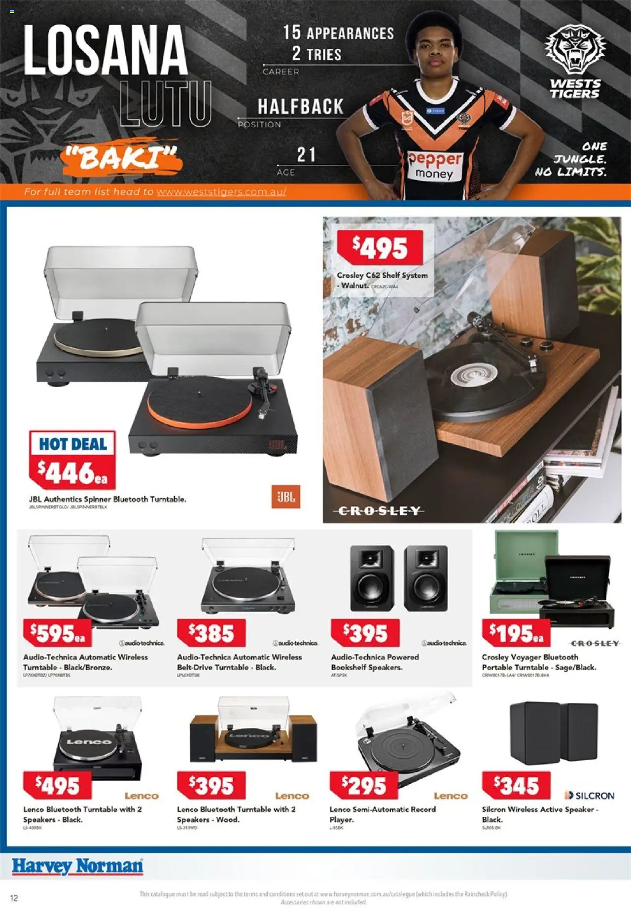 Harvey Norman NRLW – TV & Audio - page 12- valid from 17/07/2025