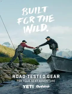 Preview Dunham's Sports Yeti Guide valid from 08/14/2025
