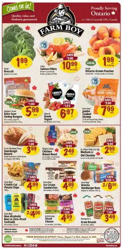 Preview Farm Boy weekly flyer / circulaire valid from Aug 7, 2025