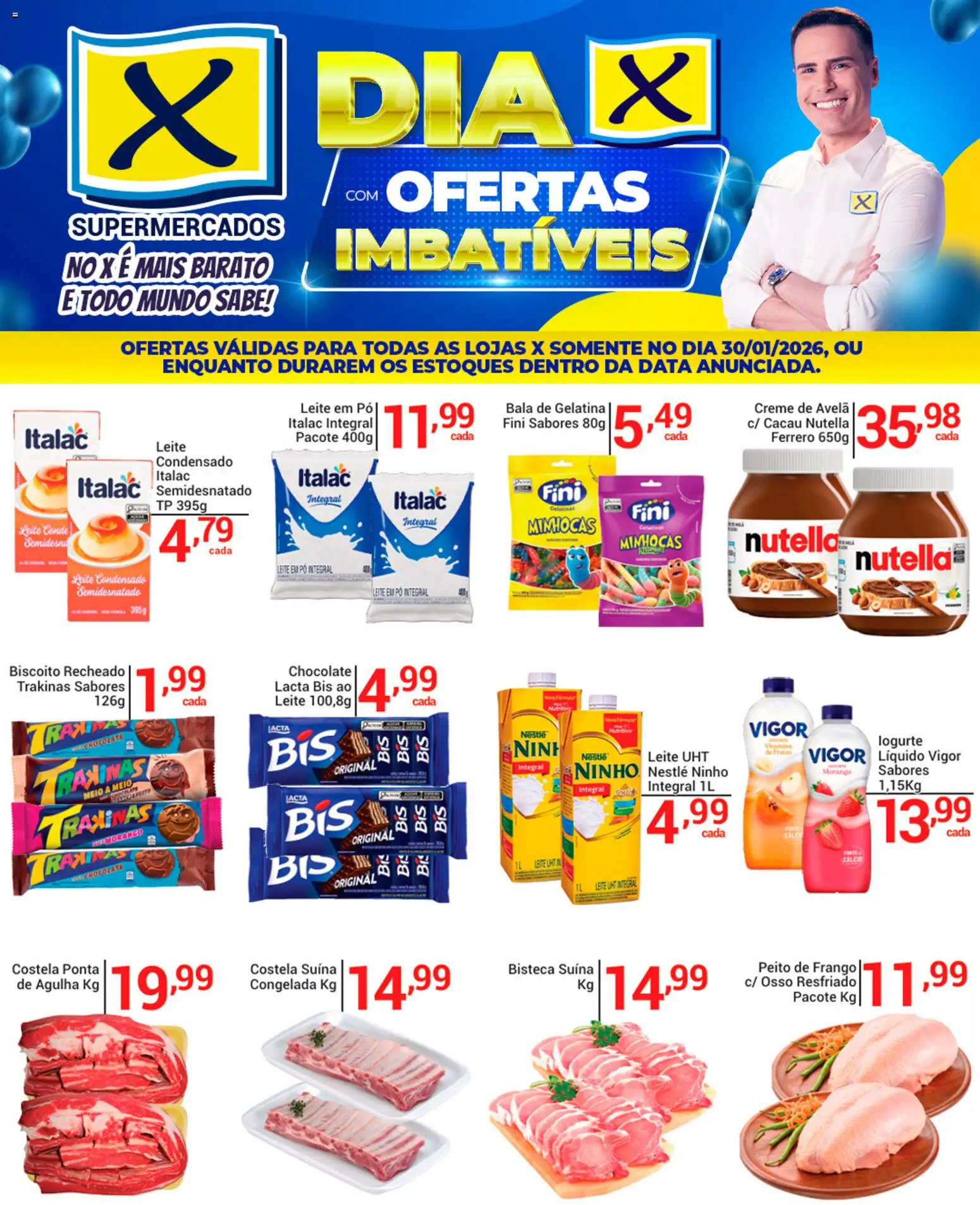 X Supermercados - Ofertas do Dia - página 1- válido a partir de 30/01/2026
