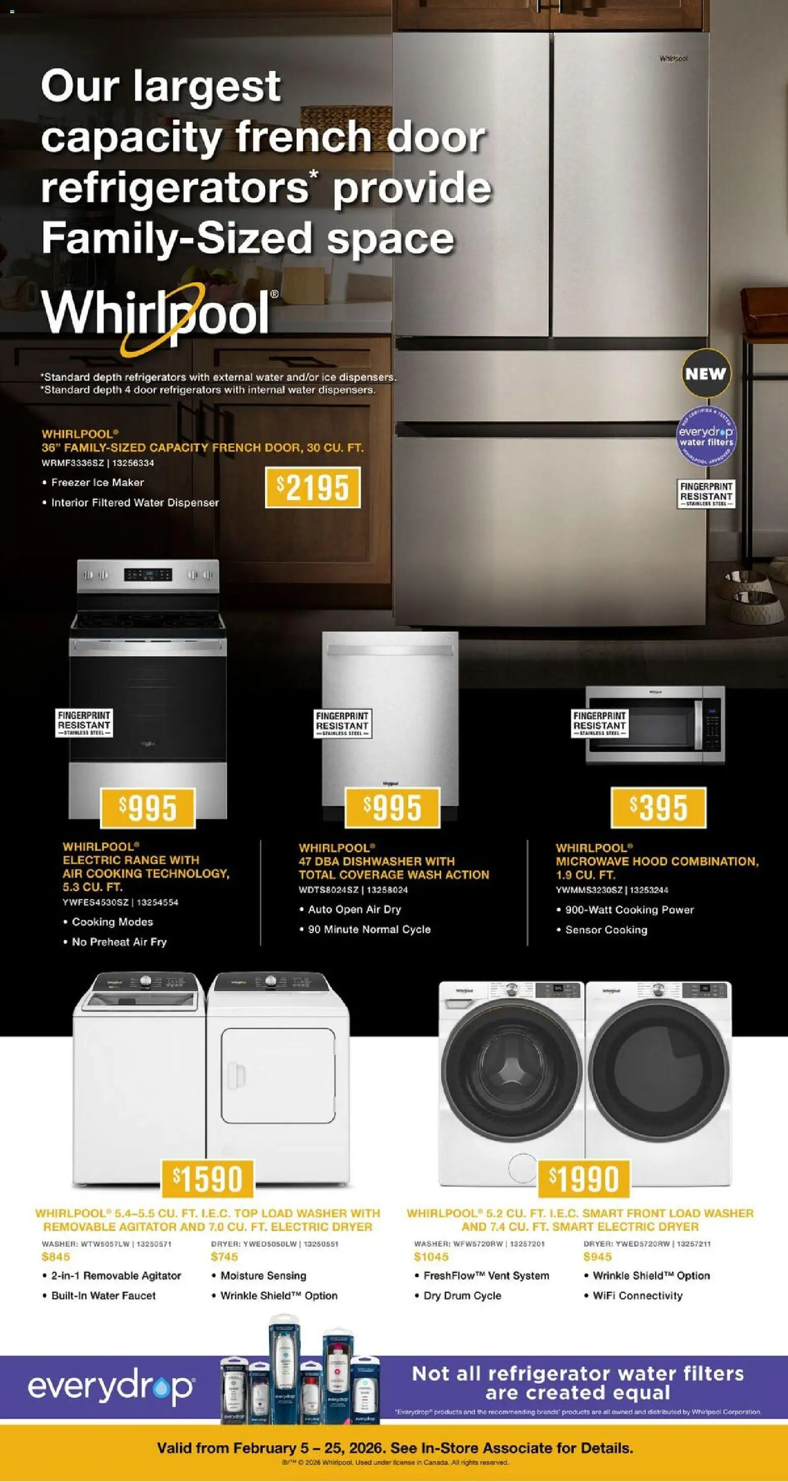 Leon's - Appliances - page 1- valid from Feb 5, 2026