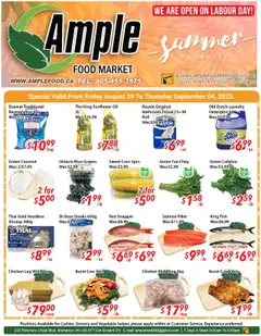 Preview Ample Food Market weekly flyer / circulaire valid from Aug 29, 2025