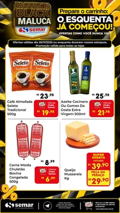 Pré-visualização Semar Supermercado Black Friday válida a partir de 26/11/2025