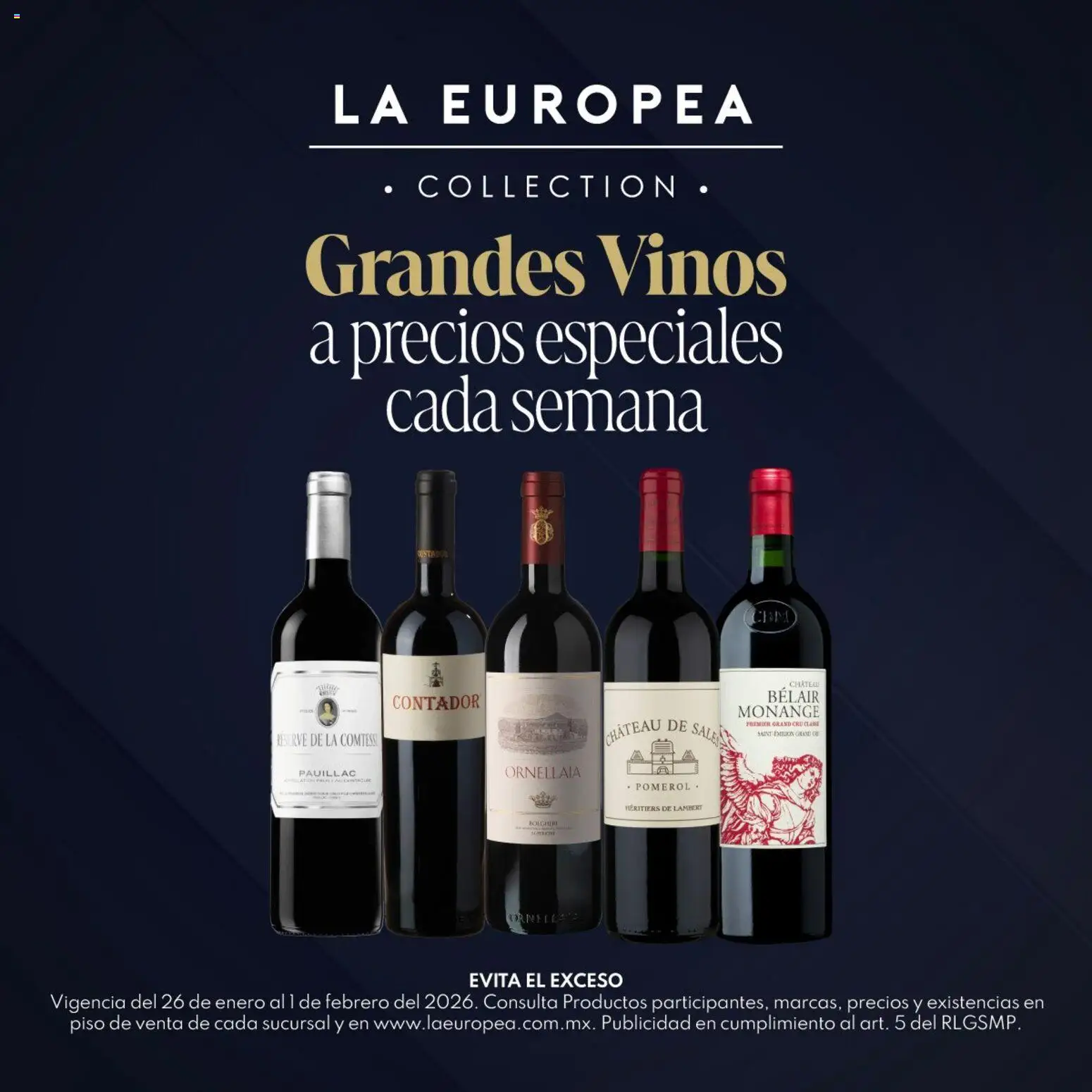 La Europea catálogo Grandes Vinos - página 1- válido desde 26/01/2026