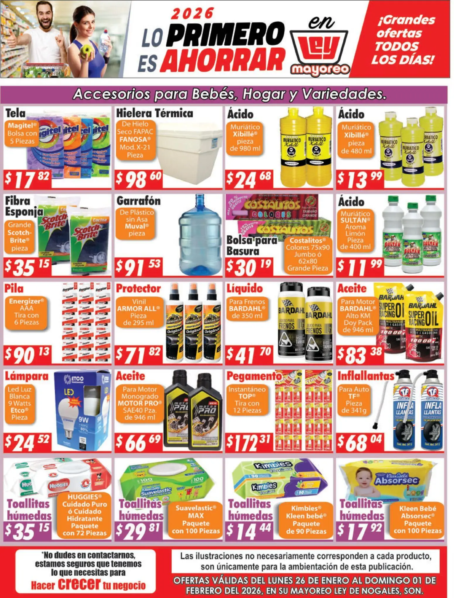 Casa Ley folleto Nogales - página 1- válido desde 26/01/2026