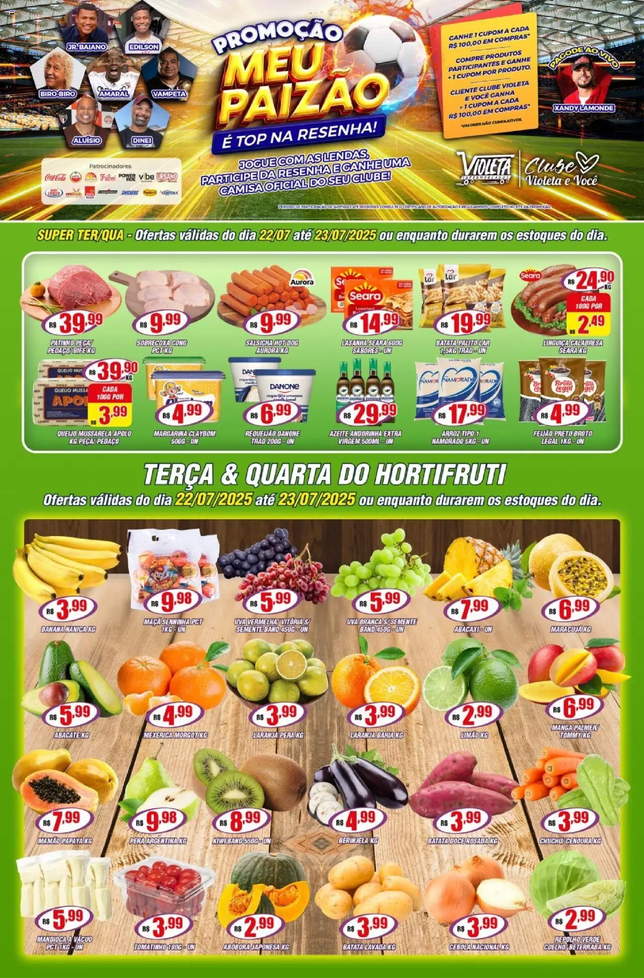 Violeta Supermercados - Ofertas da semana - página 1- válido a partir de 22/07/2025
