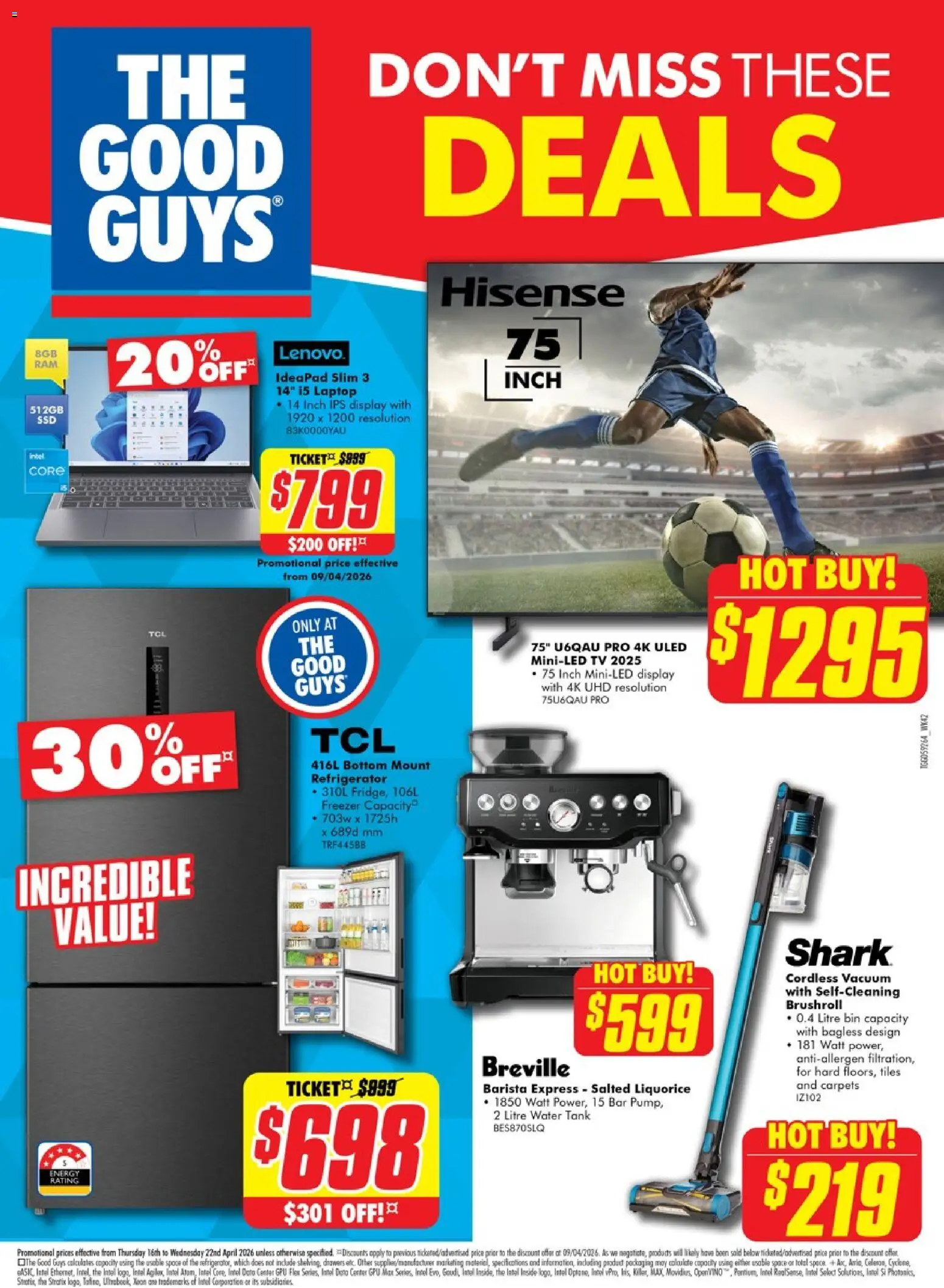 The Good Guys catalogue  - page 1- valid from 15/04/2026