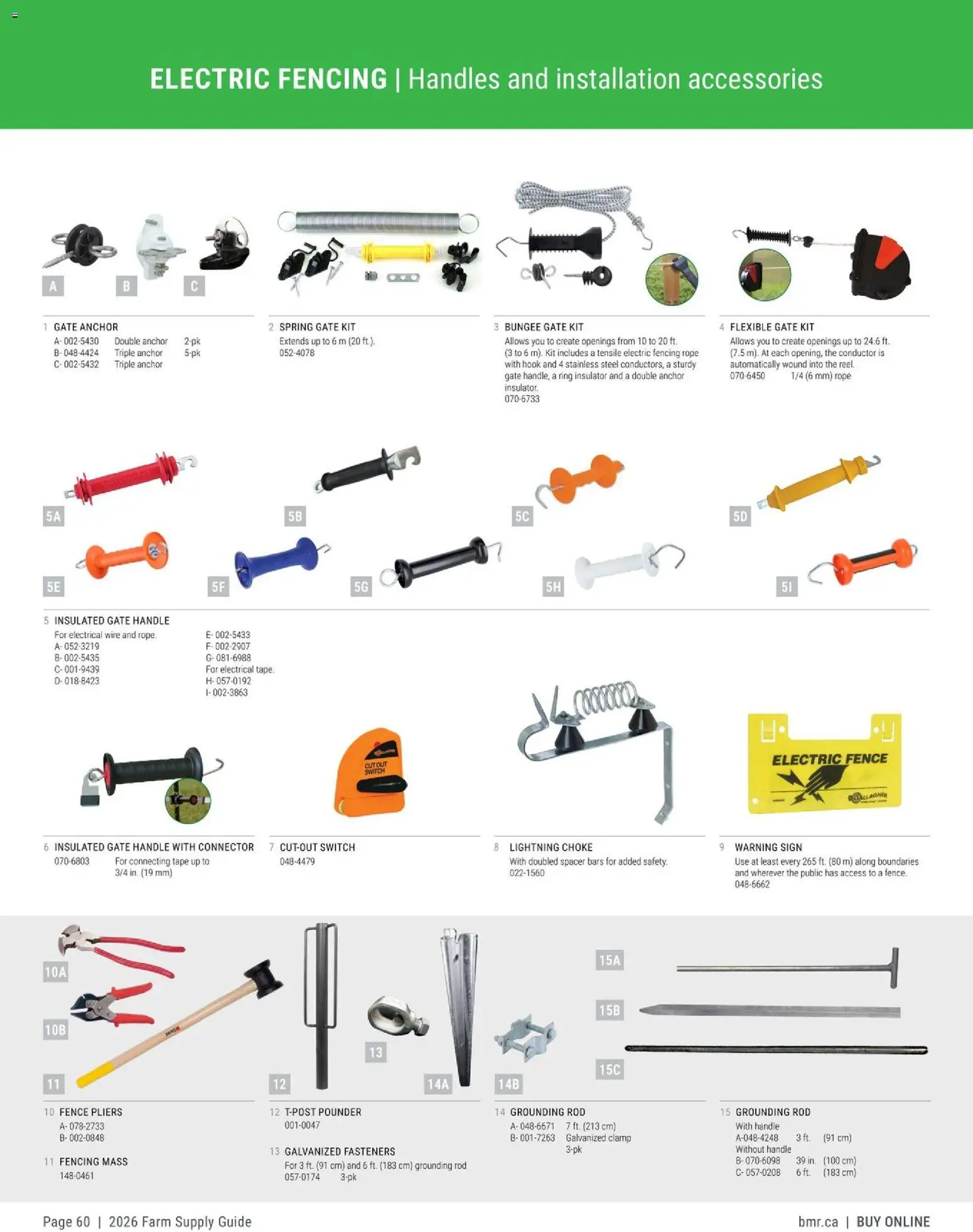 BMR - Agrizone - 2026 Farm Supply Guide - page 60- valid from Jan 9, 2026