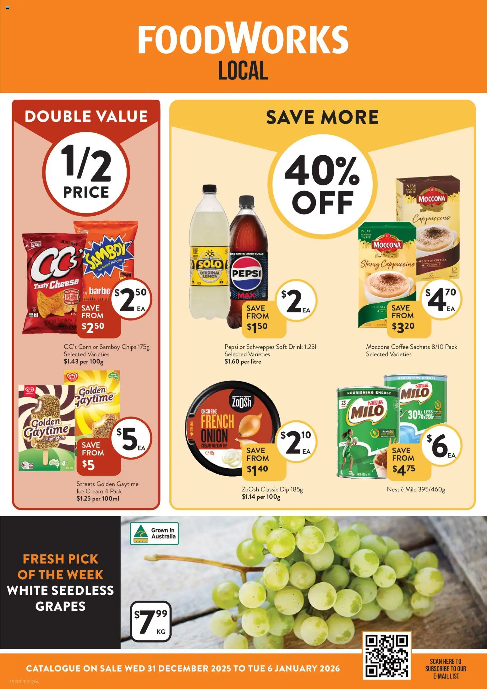 Foodworks Catalogue SA - page 1- valid from 31/12/2025