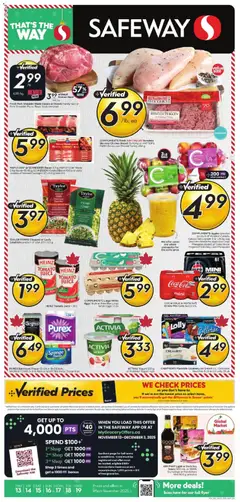 Preview Safeway weekly flyer / circulaire valid from Nov 13, 2025