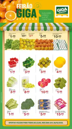 Pré-visualização GIGA Atacado - Ofertas Feirão válida a partir de 28/10/2025