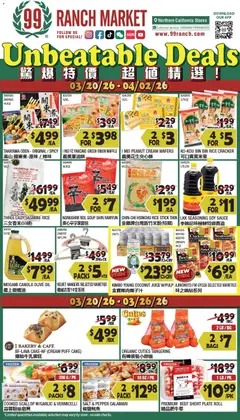 Preview 99 Ranch Market Weekly Ad valid from 03/20/2026