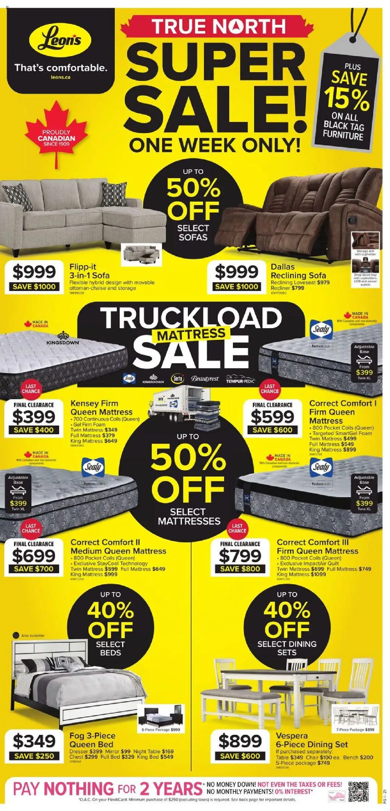 Leon's weekly flyer / circulaire - page 1- valid from Oct 2, 2025