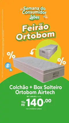 Pré-visualização Lebes ofertas Semana do Consumidor válida a partir de 16/03/2026
