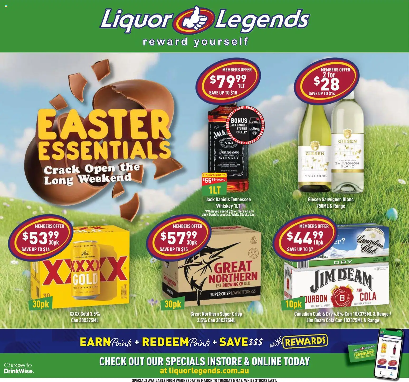 Liquor Legends catalogue  - page 1- valid from 25/03/2026