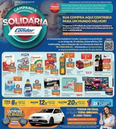 Pré-visualização Supermercados Condor - Ofertas Solidária válida a partir de 27/08/2025