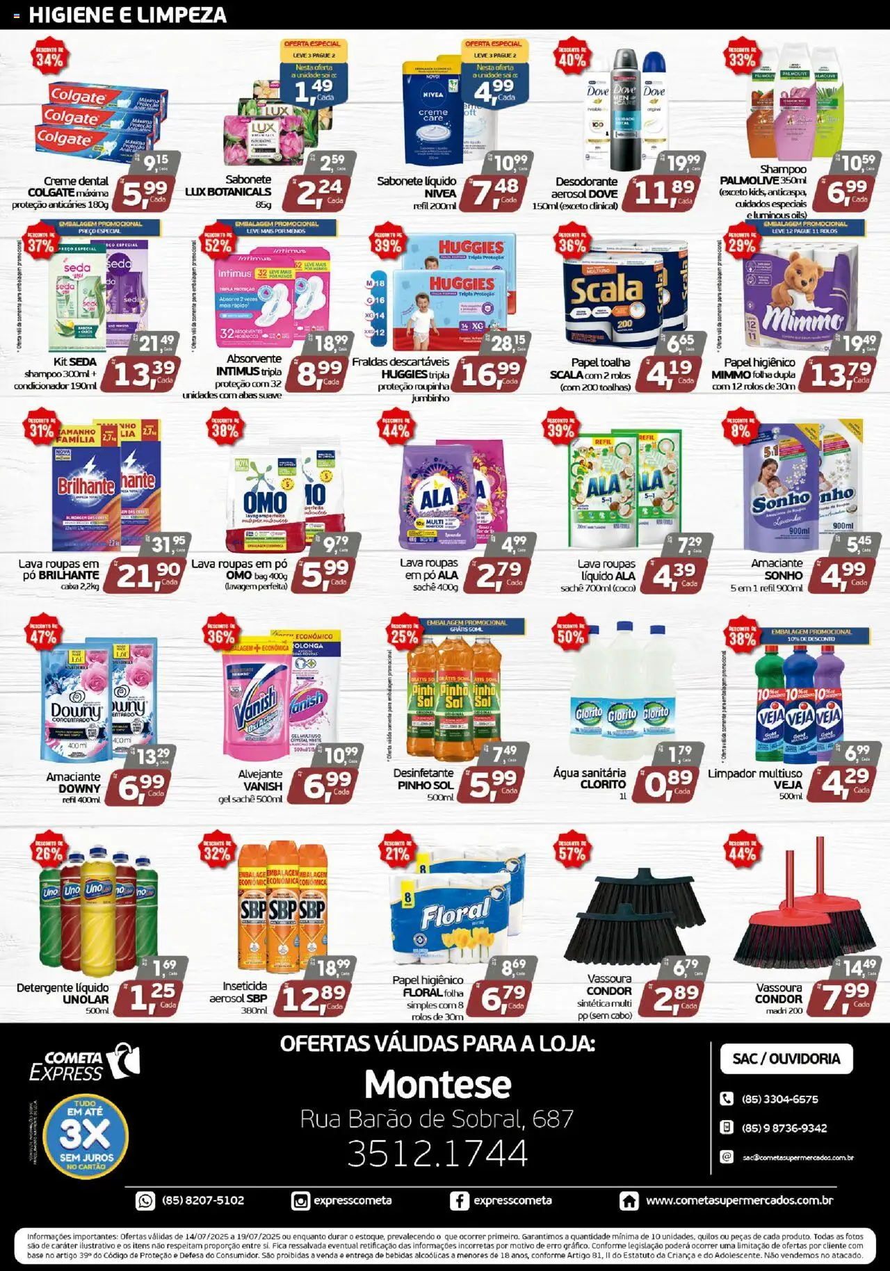 Cometa Supermercados - Ofertas Exclusivo Cometa Express Montese - página 4- válido a partir de 14/07/2025
