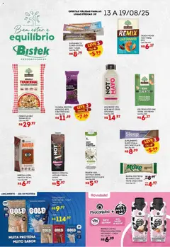 Pré-visualização Bistek Supermercados - Ofertas Bem Estar e Equilíbrio válida a partir de 13/08/2025