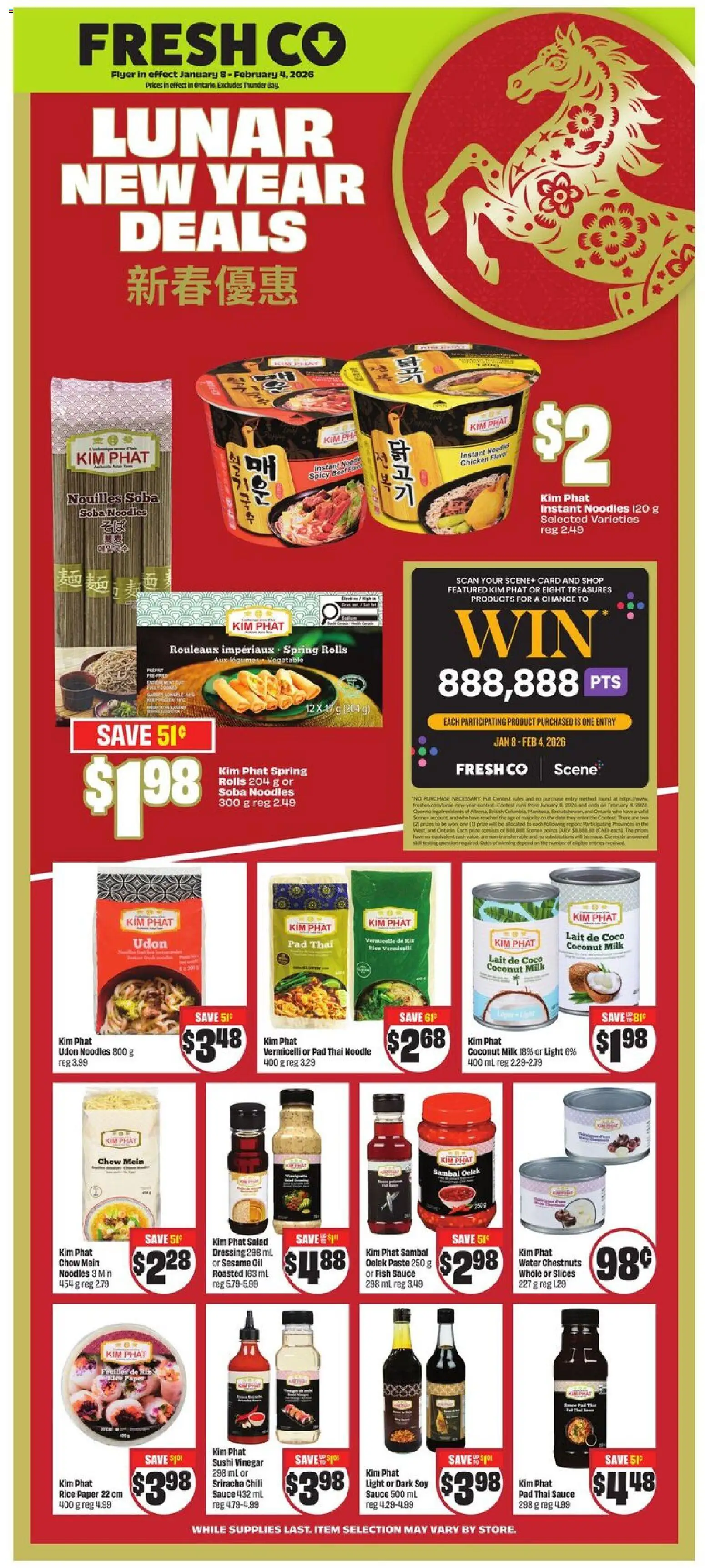 FreshCo Special Promotion - page 1- valid from Jan 8, 2026