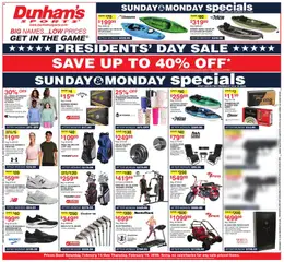 Preview Dunham's Sports Weekly Ad valid from 02/14/2026