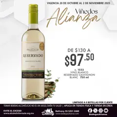 Bodegas Alianza catálogo Viñedos Alianza válido desde 20/10/2025