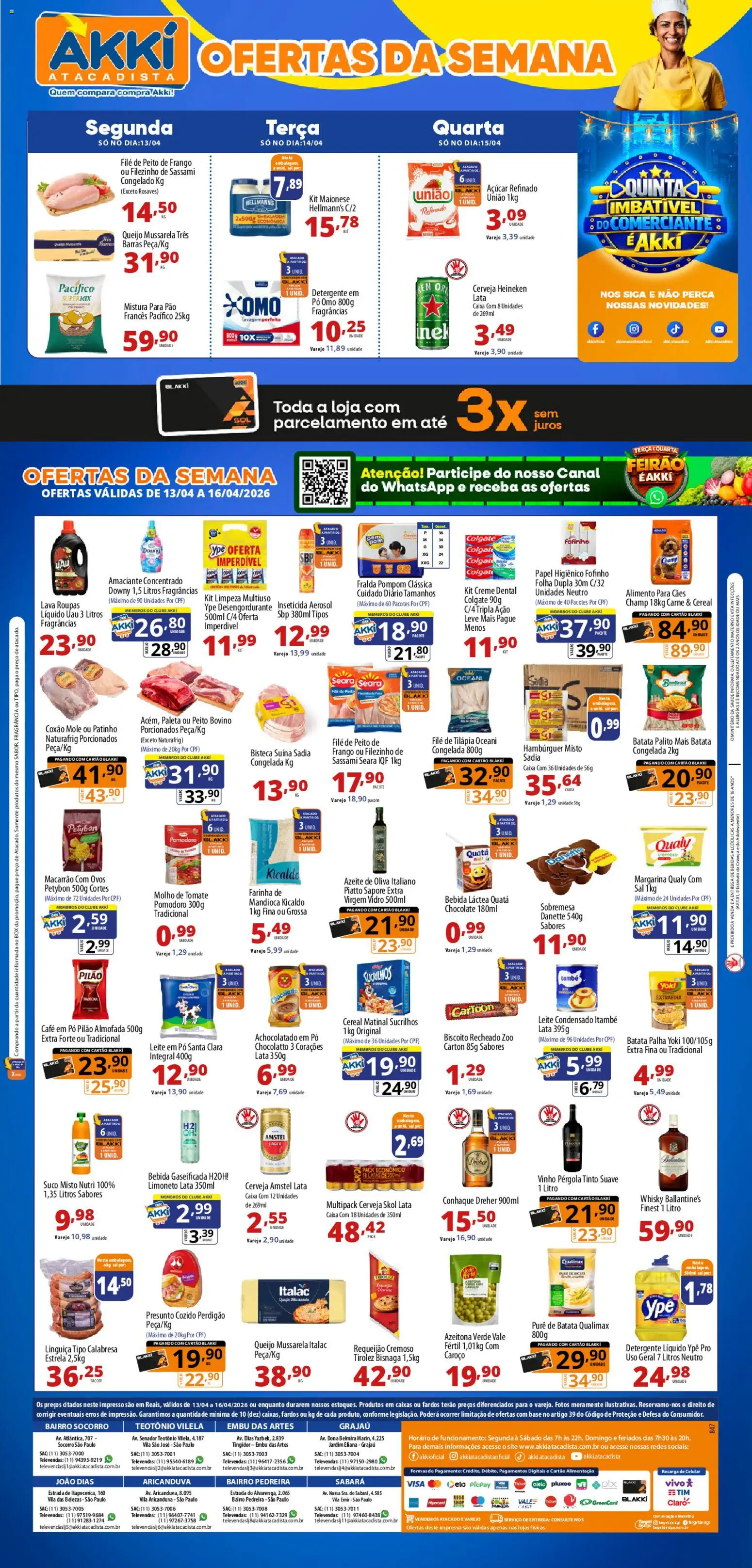 Akki Atacadista - Ofertas da semana - página 1- válido a partir de 13/04/2026

