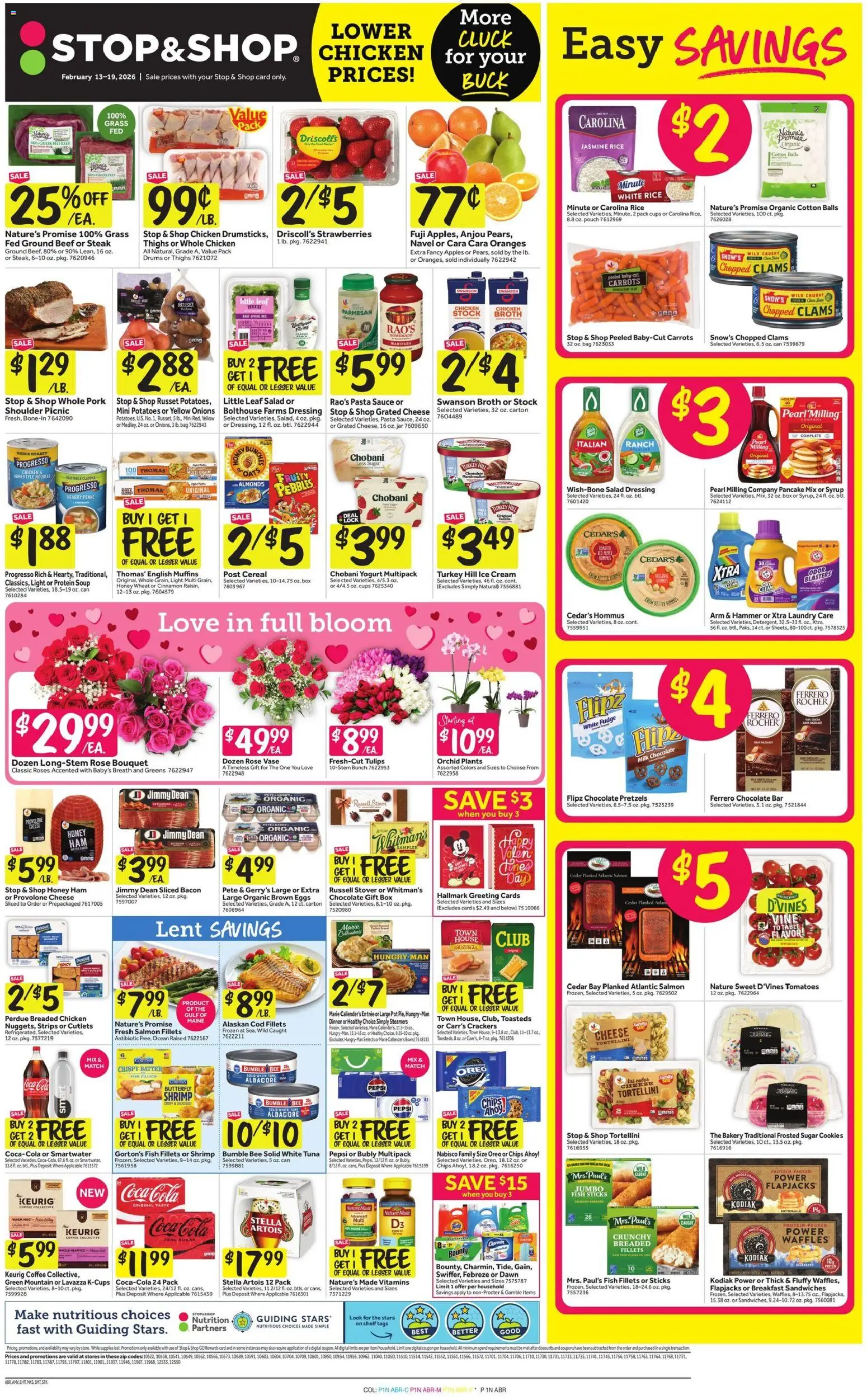 Stop & Shop Weekly Ad - page 1- valid from 02/13/2026