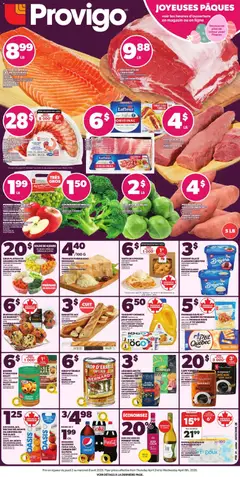 Preview Provigo weekly flyer / circulaire valid from Apr 2, 2026