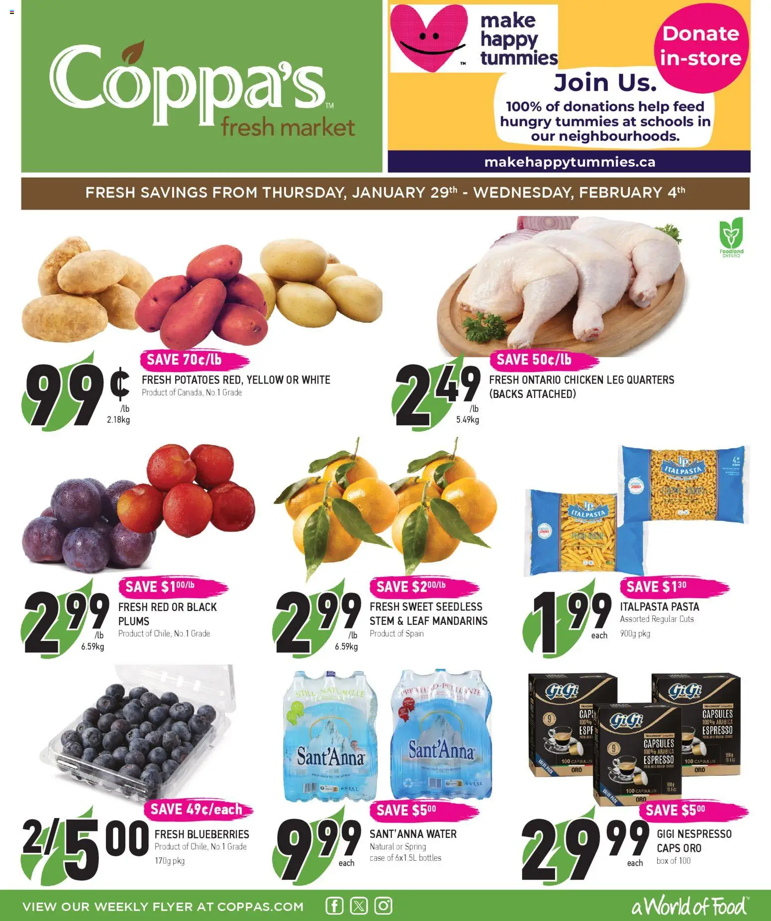 Coppas Fresh Market weekly flyer / circulaire - page 1- valid from Jan 29, 2026