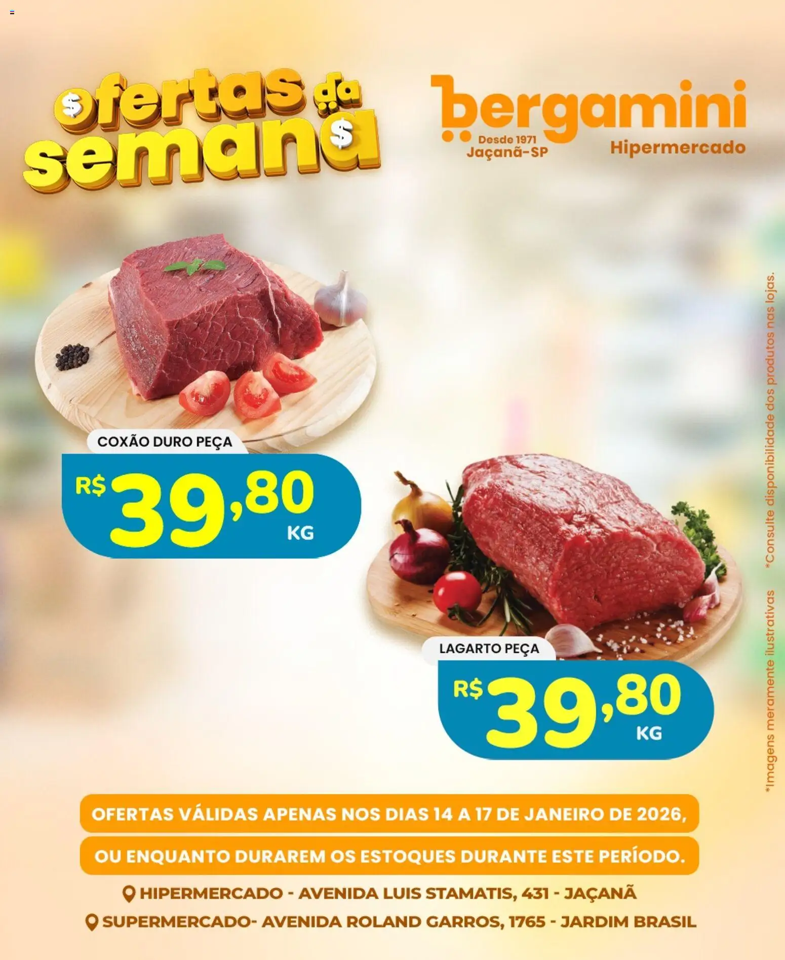 Supermercado Bergamini - Ofertas da semana - página 1- válido a partir de 14/01/2026
