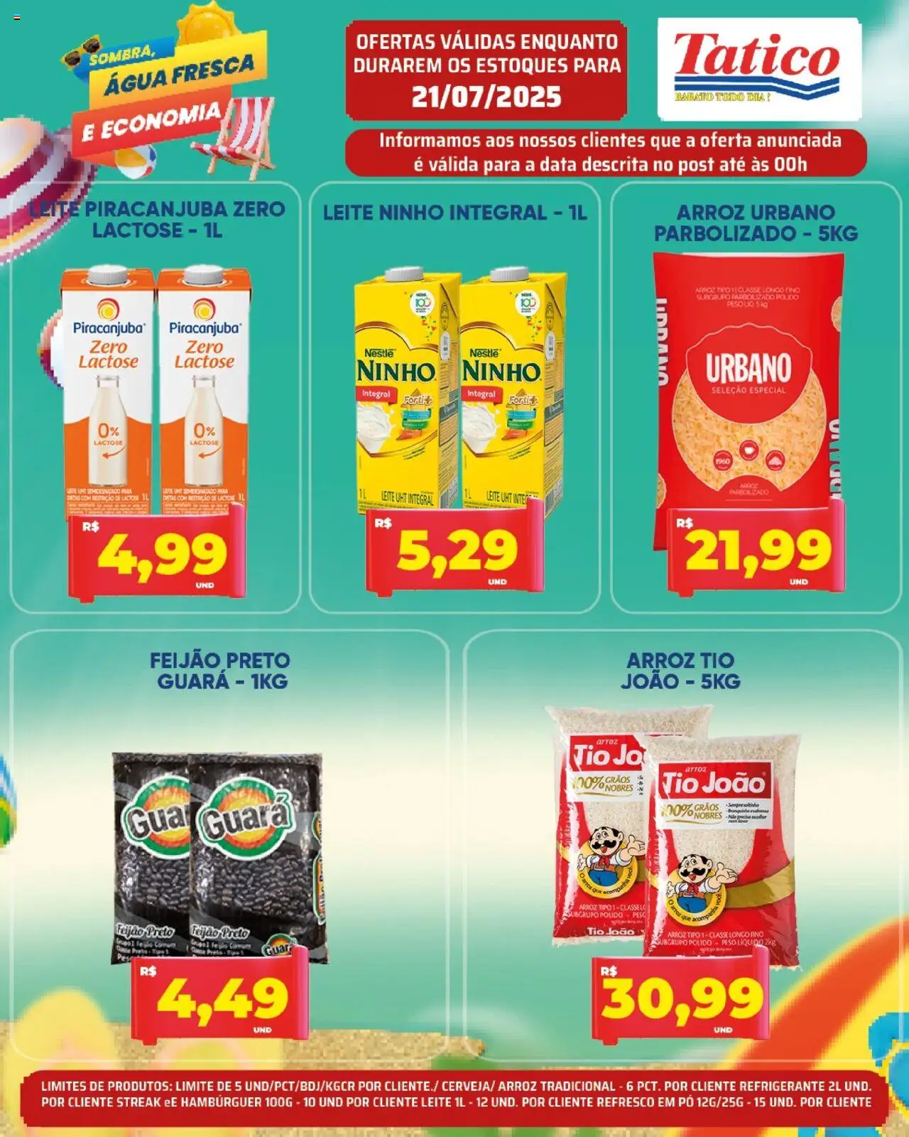 Tatico - Ofertas do Dia - página 3- válido a partir de 21/07/2025
