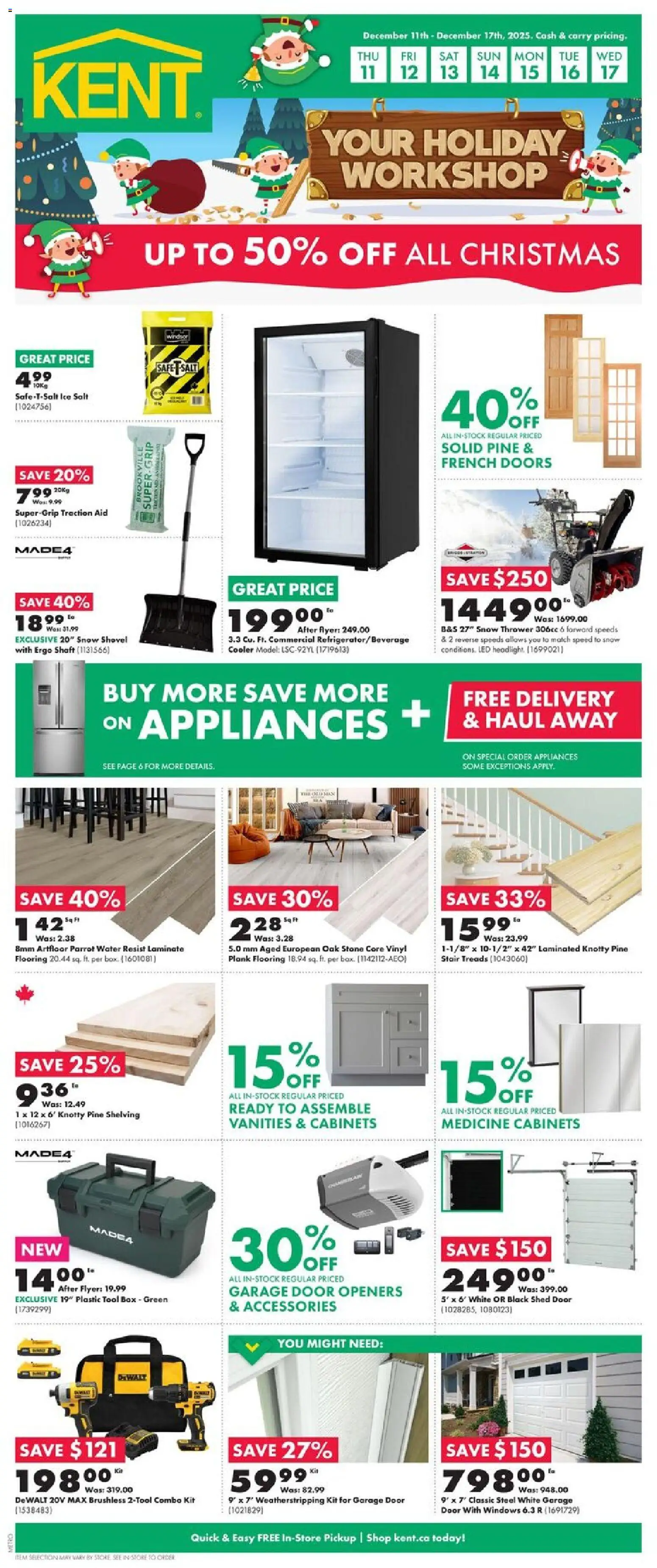 Kent weekly flyer / circulaire - page 1- valid from Dec 11, 2025