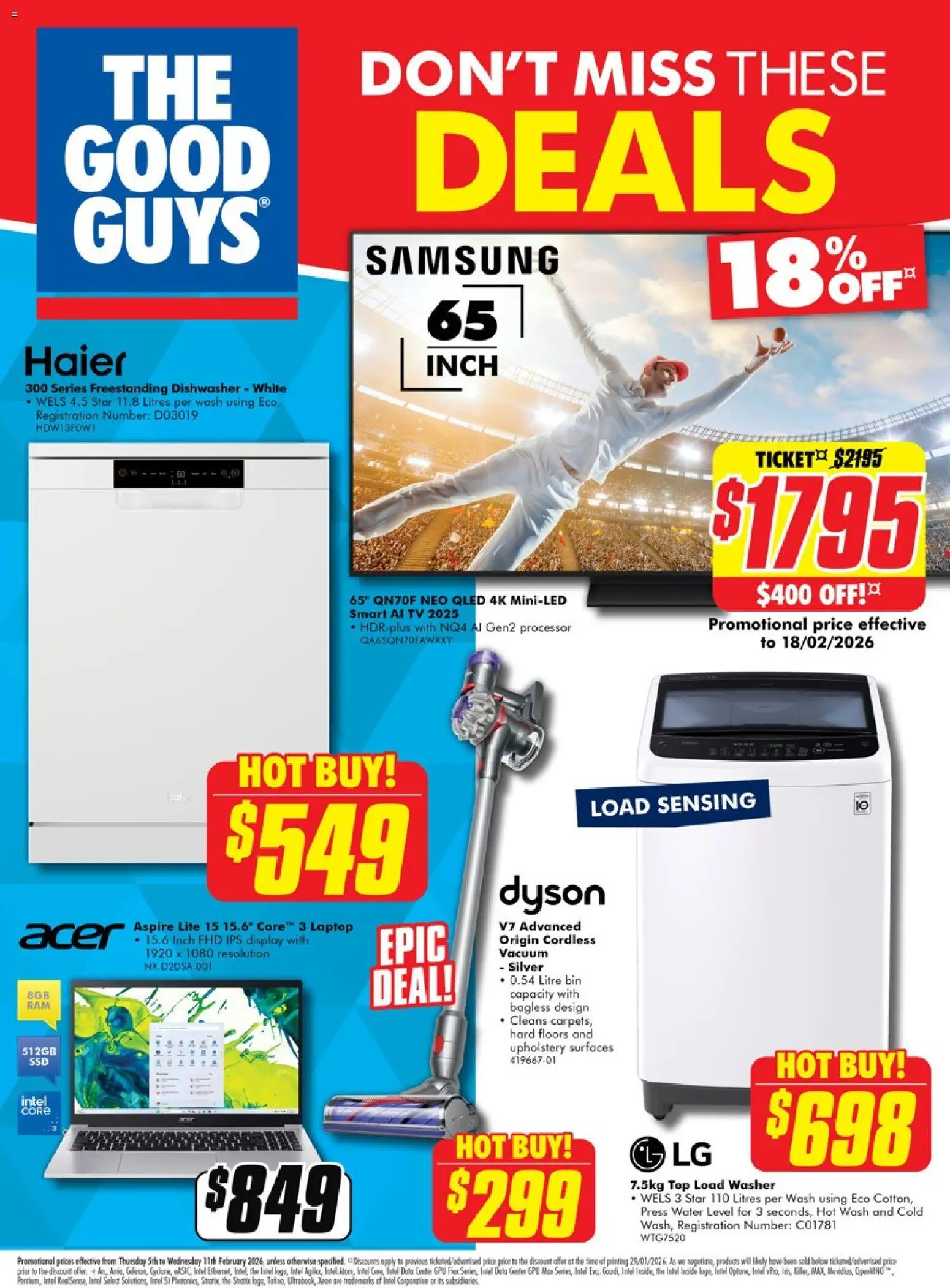 The Good Guys Don’t Miss These Deals - page 1- valid from 04/02/2026