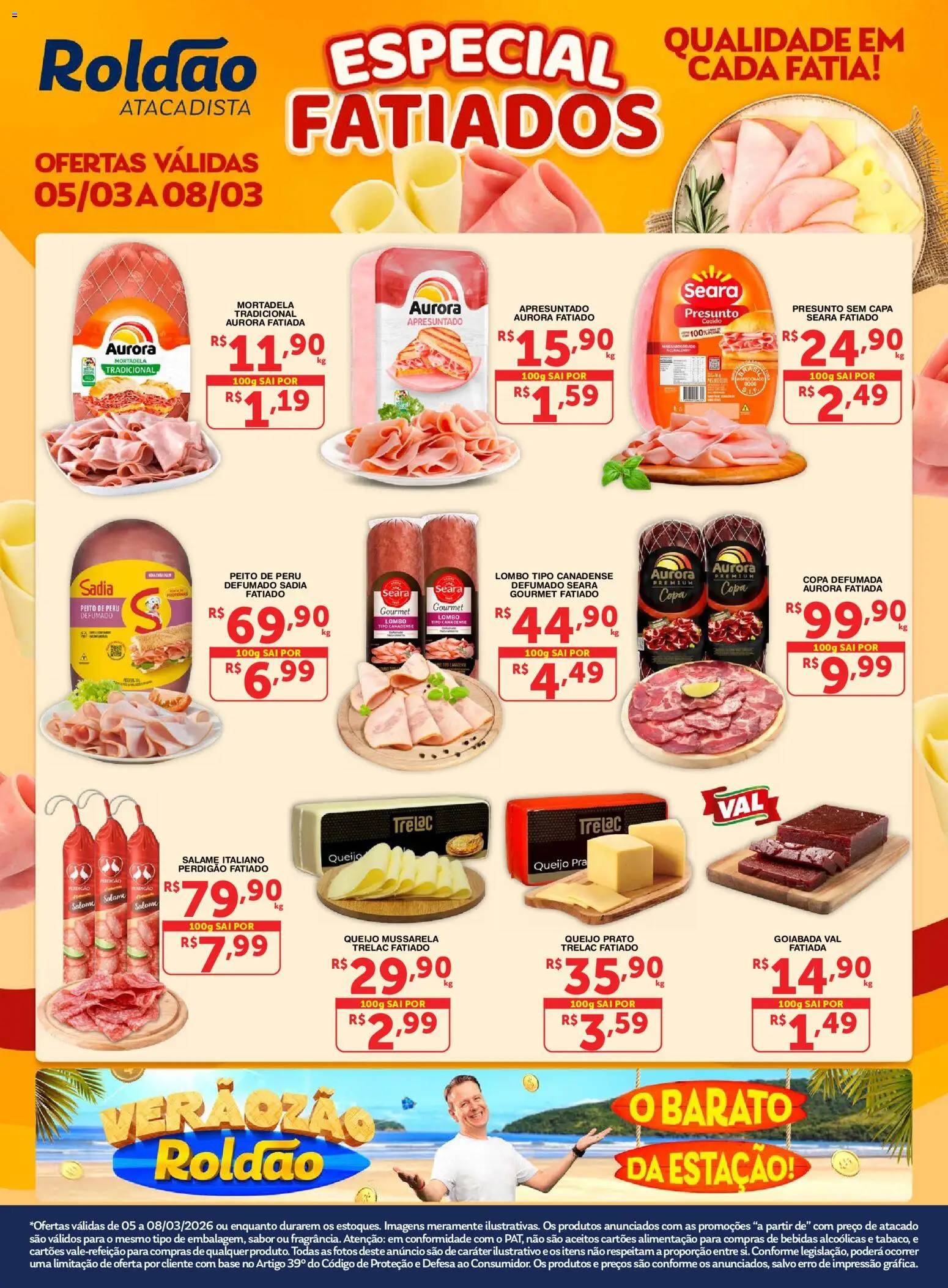 Roldão ofertas Fatiados - página 1- válido a partir de 05/03/2026

