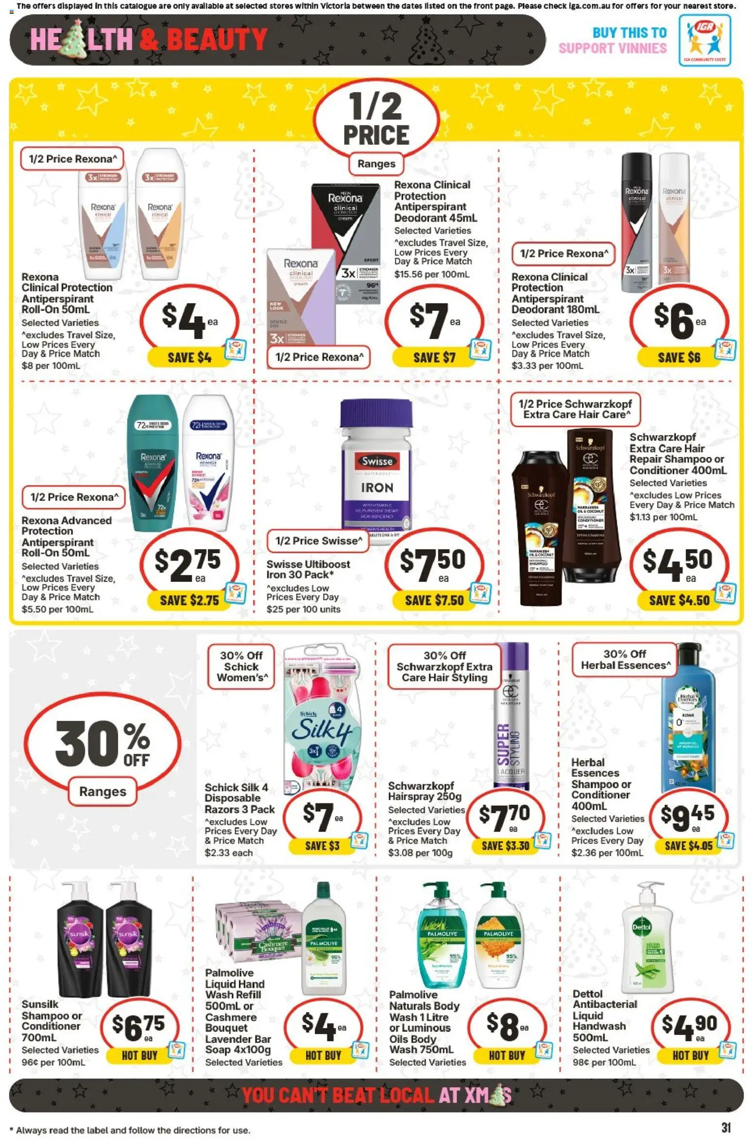 IGA Catalogue  - page 31- valid from 03/12/2025