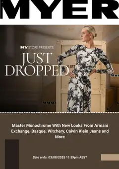 Myer catalogue preview - valid from 16/07/2025