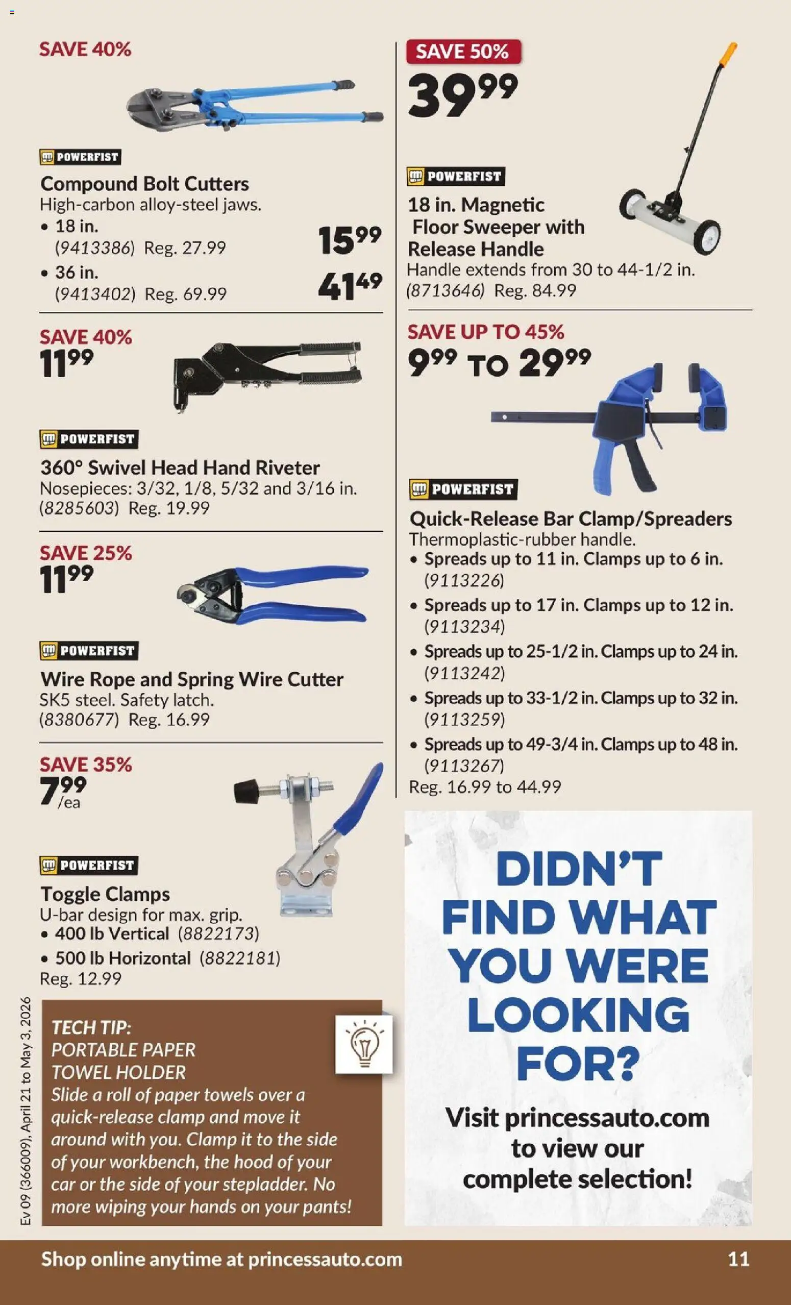 Princess Auto flyer - 2 Week Sale! - page 15- valid from Apr 21, 2026