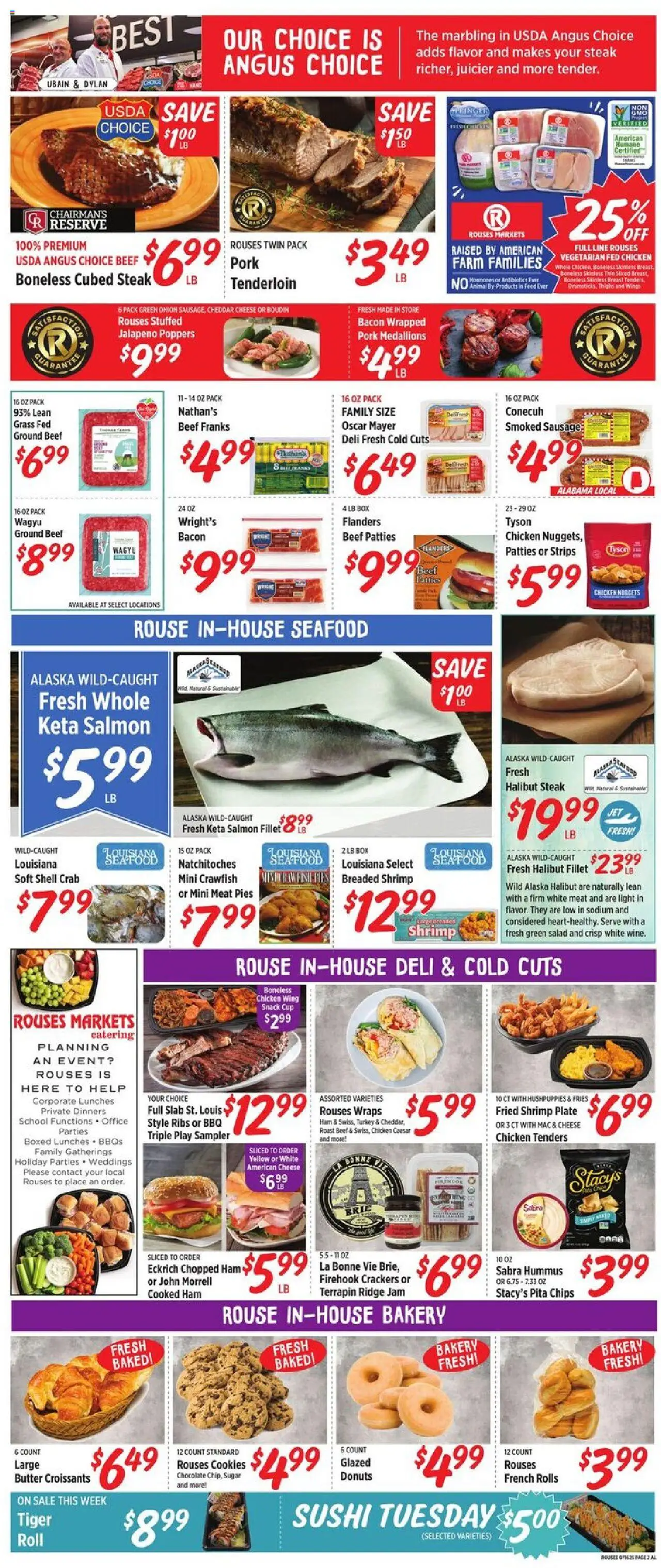 Rouses Weekly Ad - AL - page 2- valid from 07/16/2025