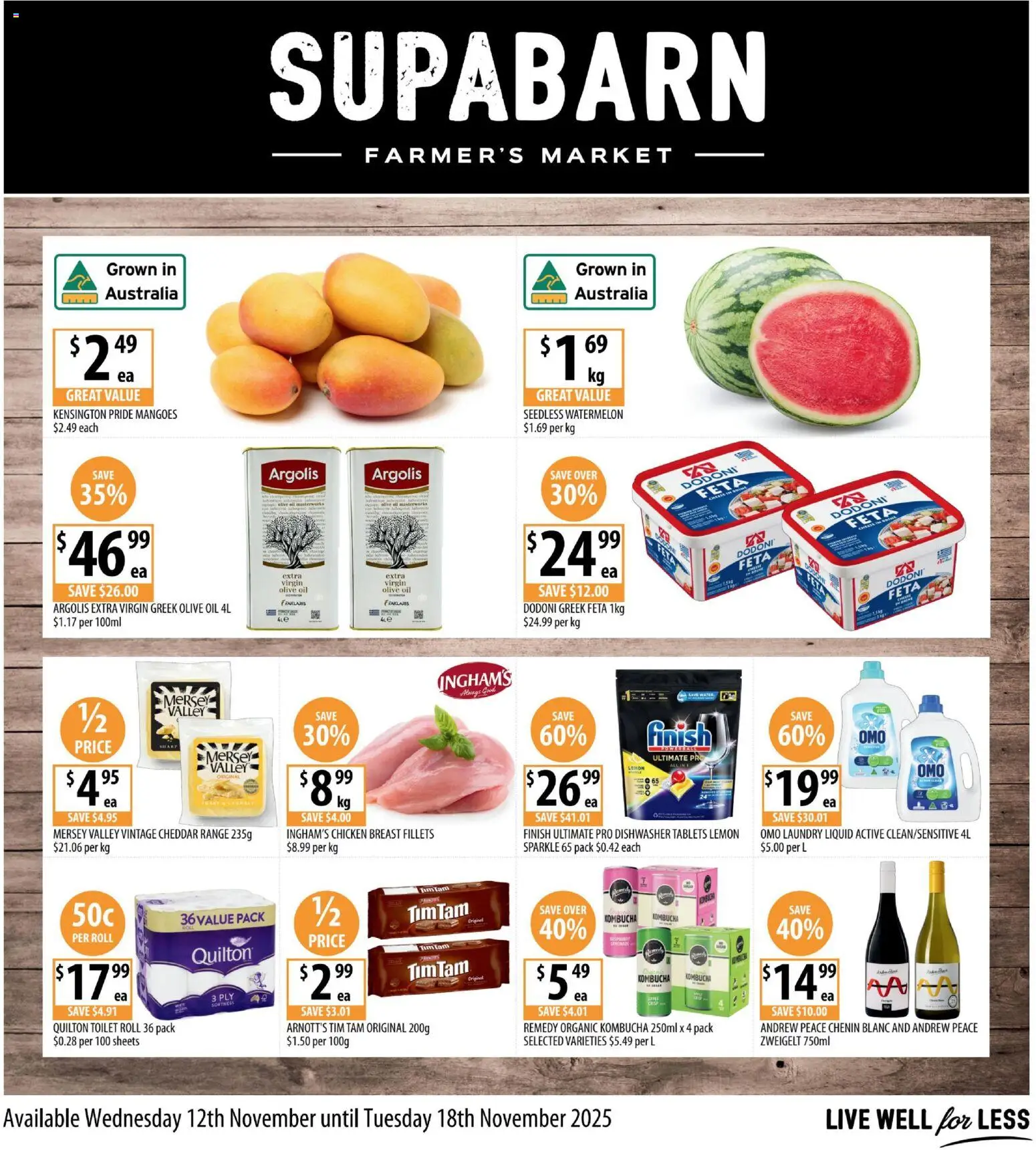 Supabarn  Catalogue  - page 1- valid from 12/11/2025