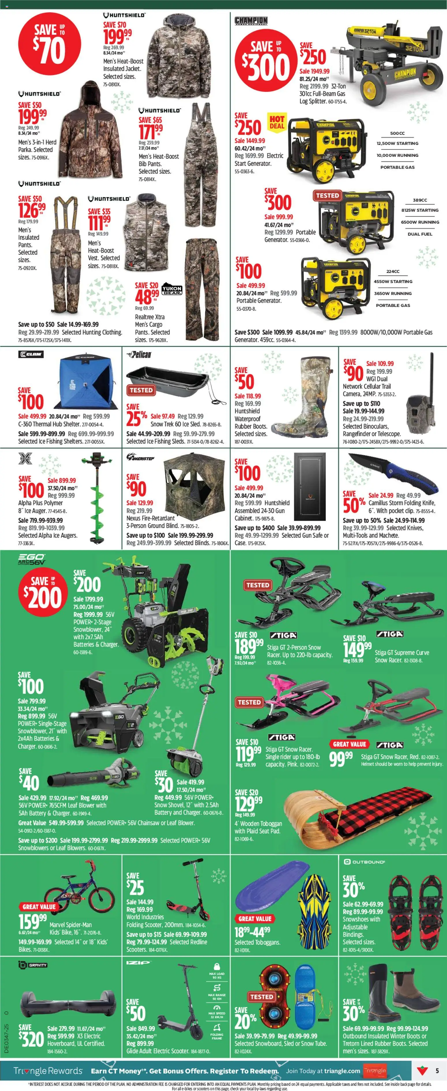 Canadian Tire weekly flyer - page 5- valid from Nov 13, 2025