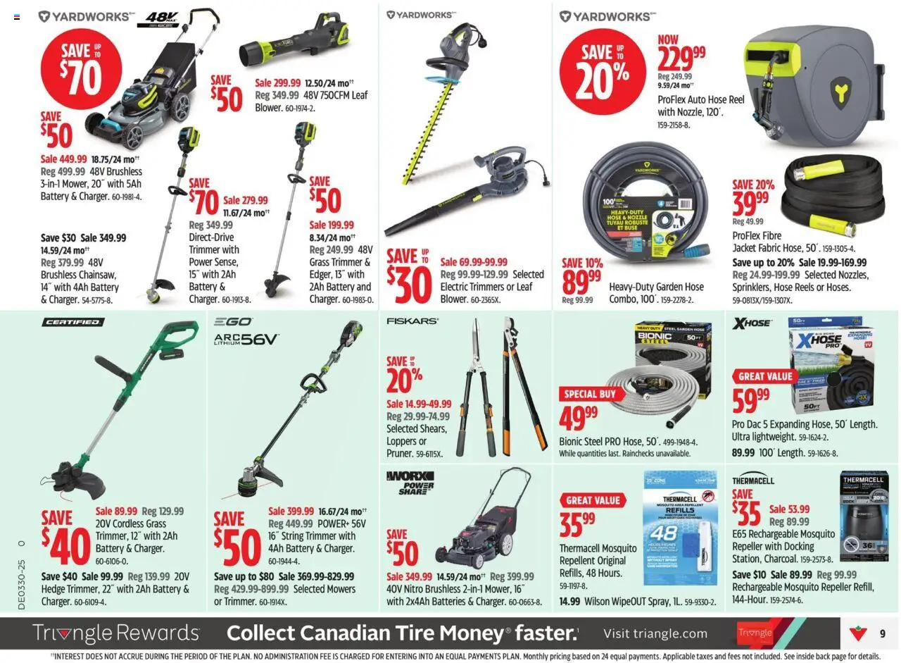 Canadian Tire weekly flyer / circulaire - page 11- valid from Jul 18, 2025