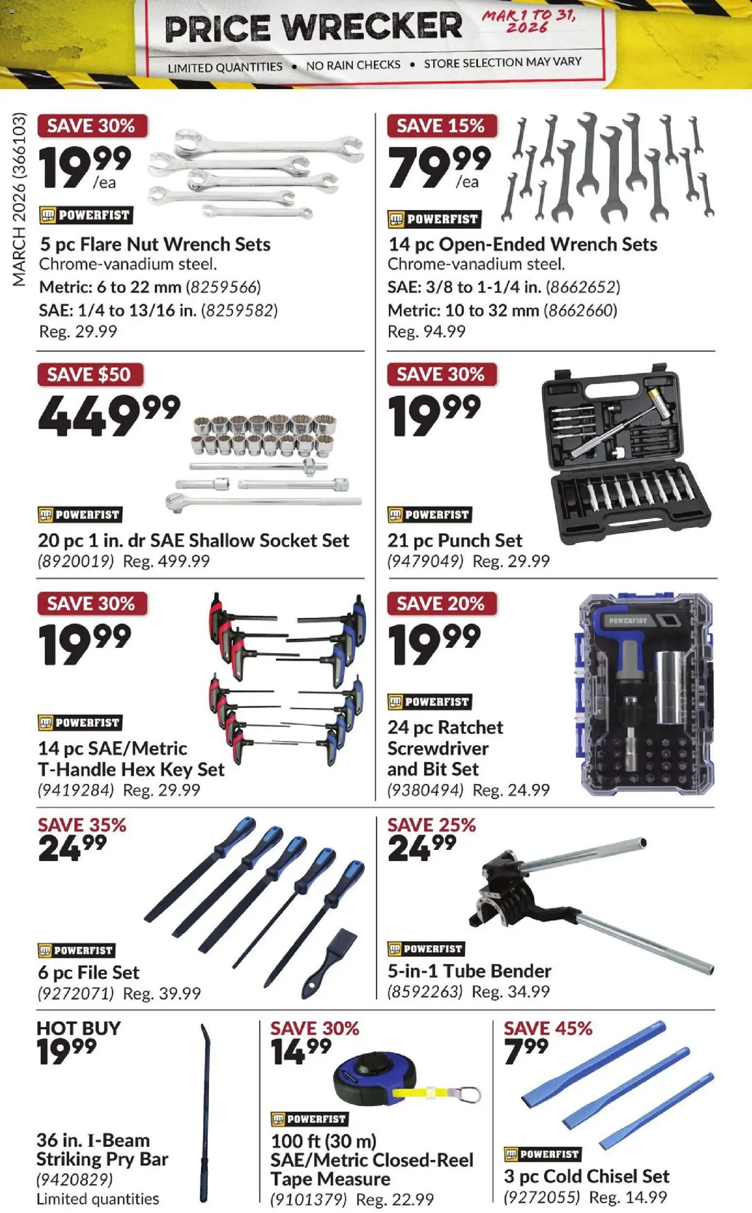 Princess Auto flyer - Price Wrecker - page 23- valid from Mar 1, 2026