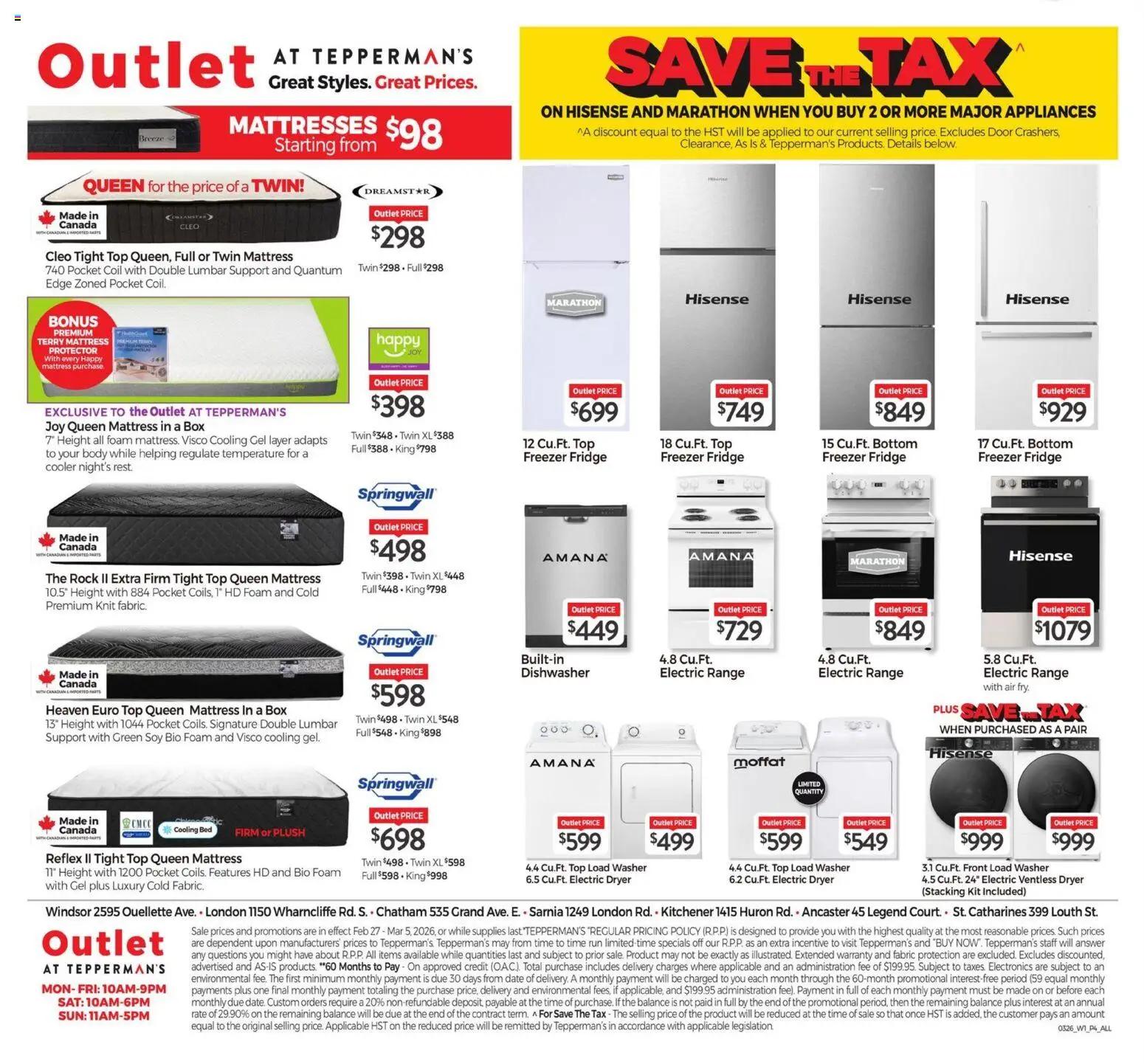 Tepperman's weekly flyer / circulaire - page 14- valid from Feb 27, 2026