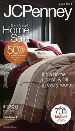 Preview JCPenney Semi-Annual Home Sale valid from 10/06/2025