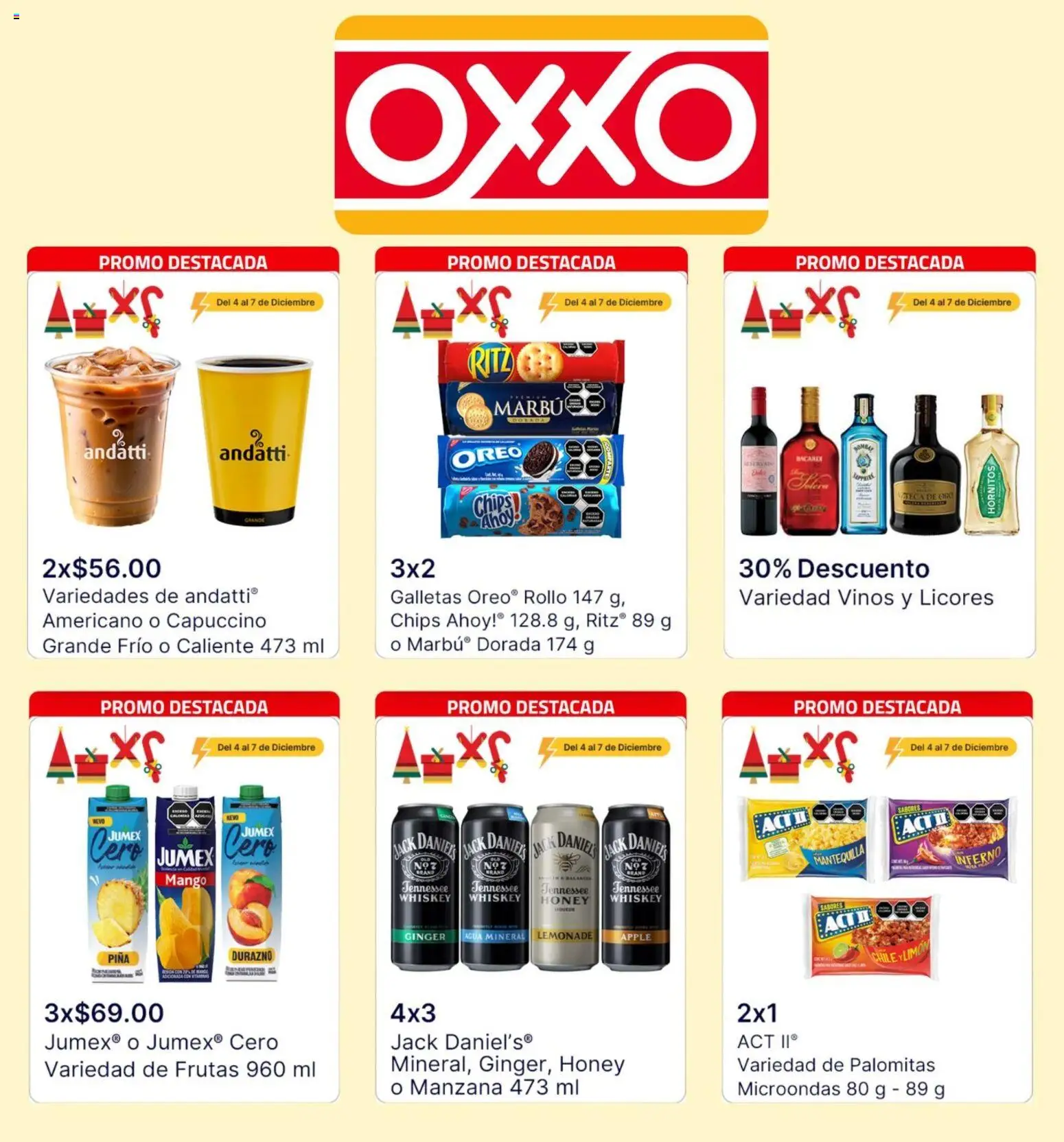 OXXO catálogo Ofertas - página 1- válido desde 04/12/2025