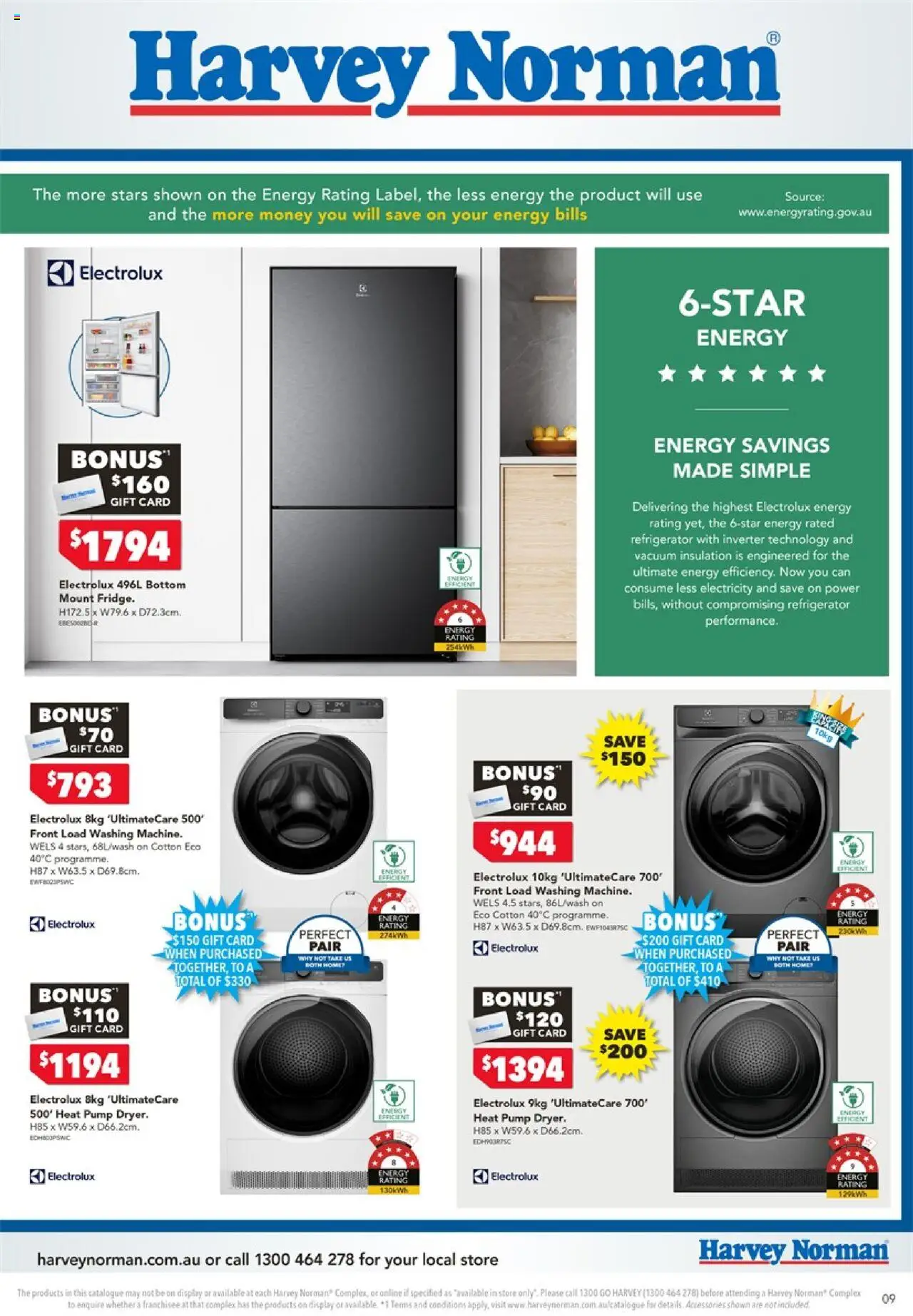 Harvey Norman Electrical Energy-Efficient Appliance - page 9- valid from 17/07/2025