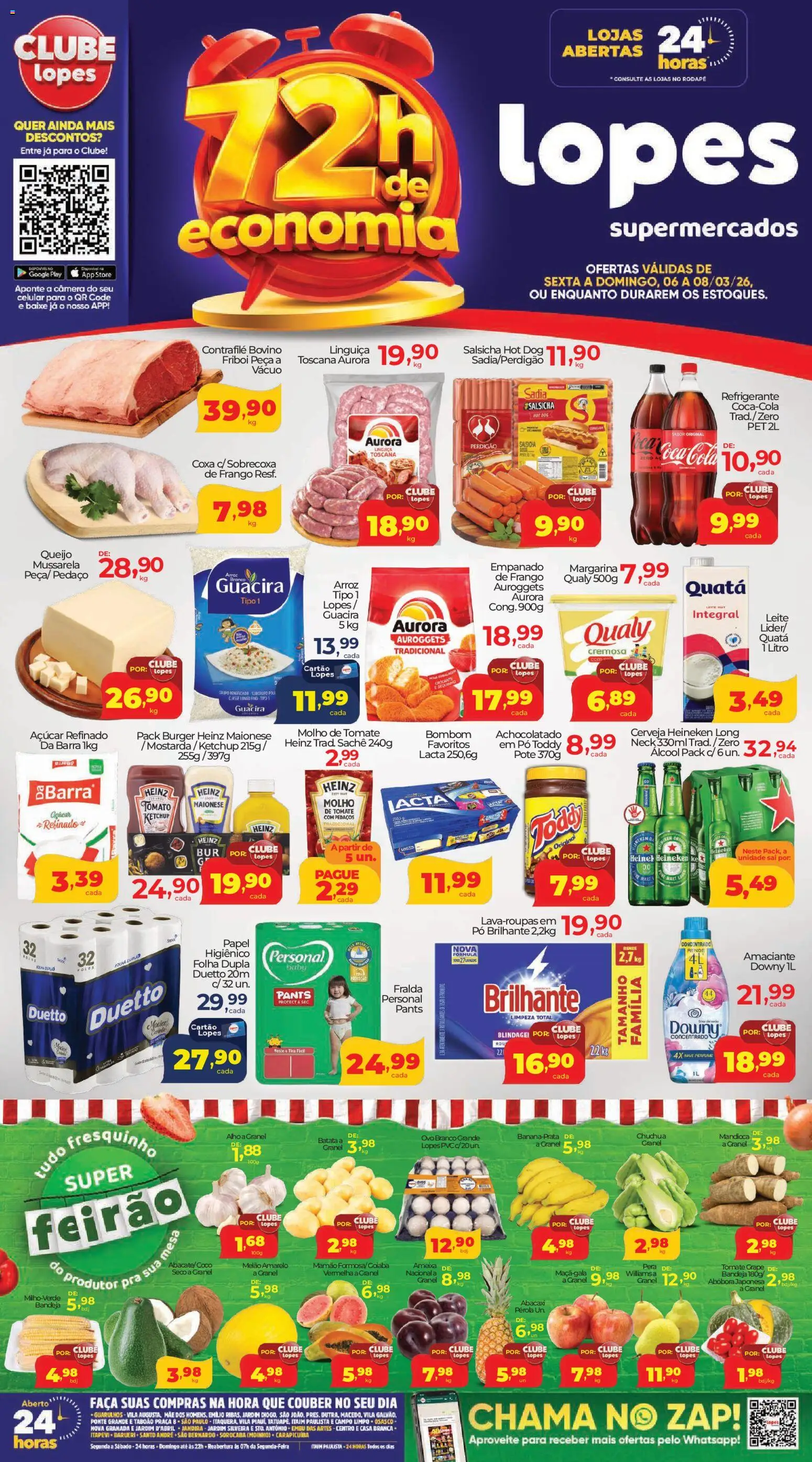 Lopes Supermercados - Ofertas da semana - página 1- válido a partir de 06/03/2026
