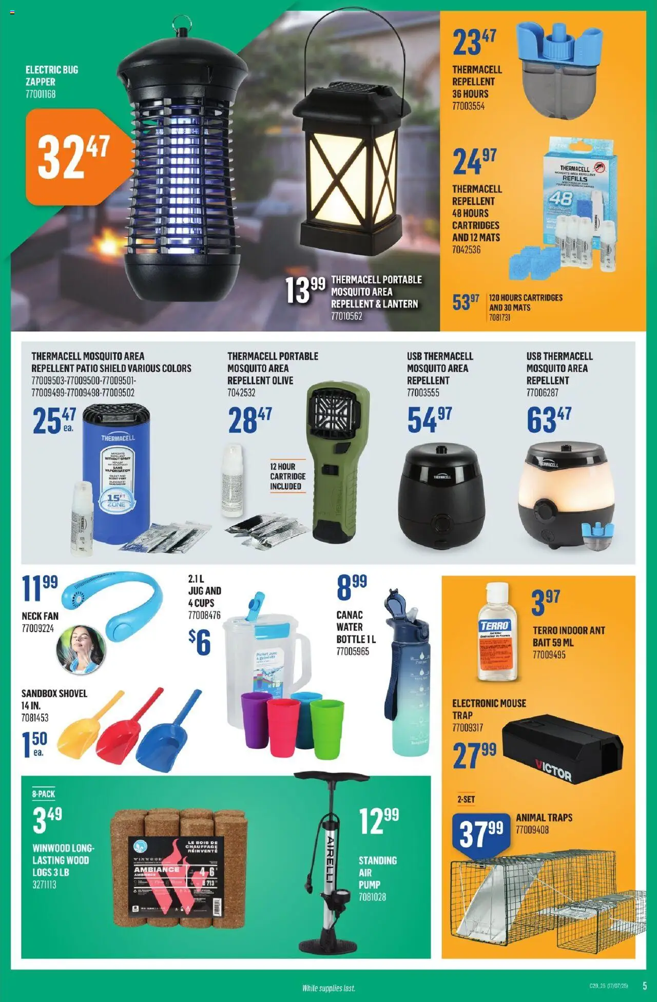 Canac weekly flyer - page 5- valid from Jul 17, 2025