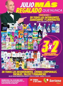 Soriana - Julio Regalado Híper Nacional válido desde 17/07/2025